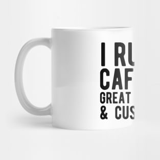 I run on caffeine, great dane hair, & cuss words Mug